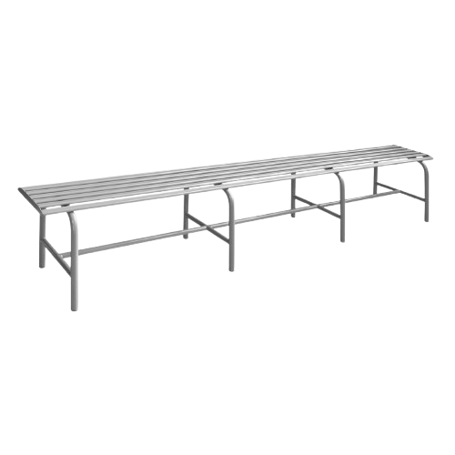Bancas metálicas para espacios
